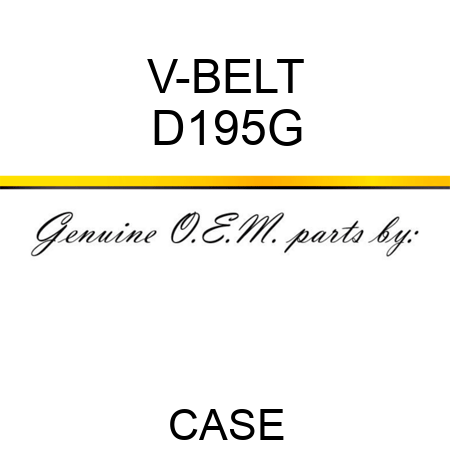 V-BELT D195G