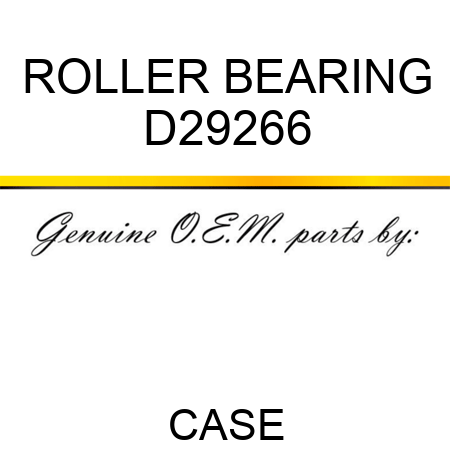 ROLLER BEARING D29266