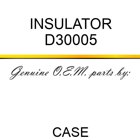 INSULATOR D30005