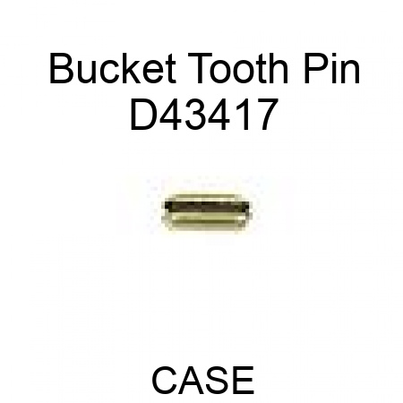 Bucket Tooth Pin D43417