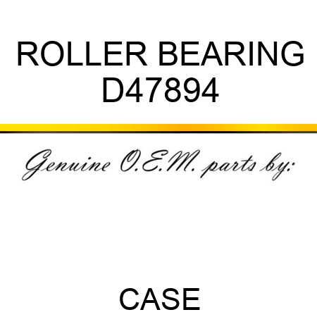ROLLER BEARING D47894
