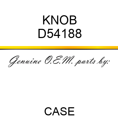 KNOB D54188