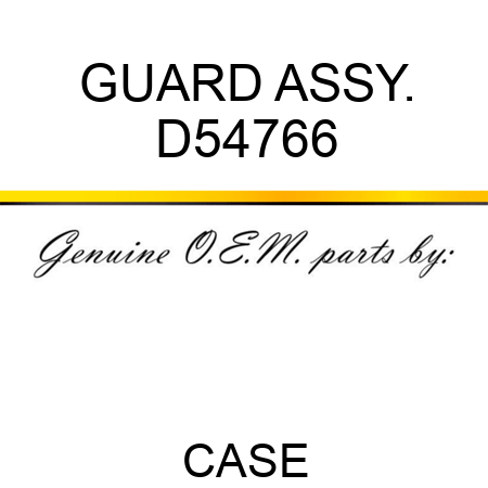 GUARD ASSY. D54766