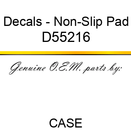Decals - Non-Slip Pad D55216