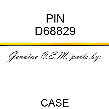 PIN D68829