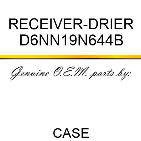 RECEIVER-DRIER D6NN19N644B