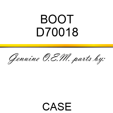 BOOT D70018