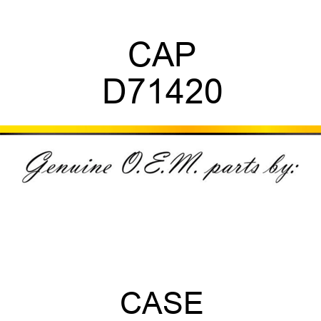 CAP D71420