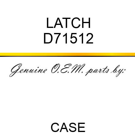 LATCH D71512