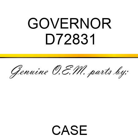 GOVERNOR D72831