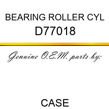BEARING, ROLLER, CYL D77018