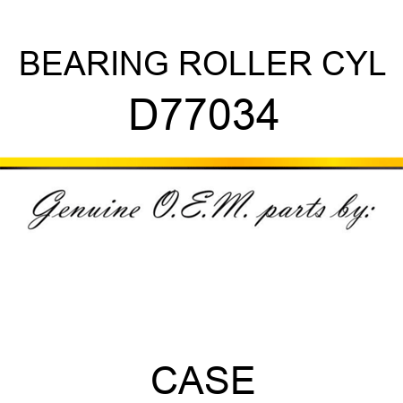 BEARING, ROLLER, CYL D77034