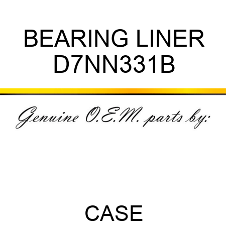 BEARING LINER D7NN331B