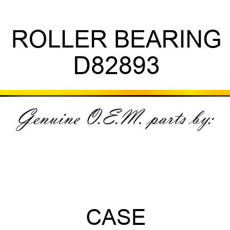 ROLLER BEARING D82893