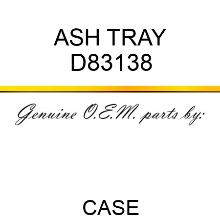 ASH TRAY D83138
