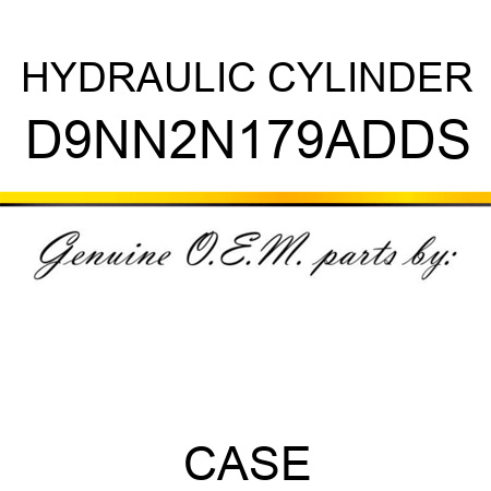 HYDRAULIC CYLINDER D9NN2N179ADDS