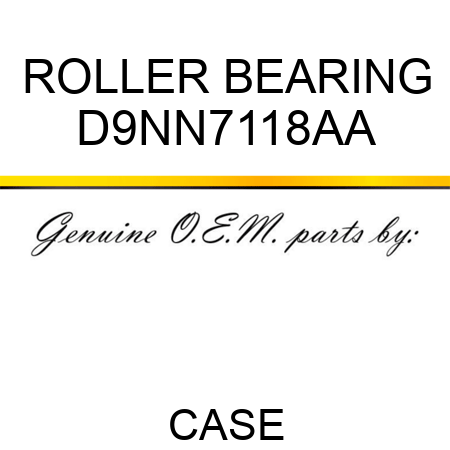 ROLLER BEARING D9NN7118AA