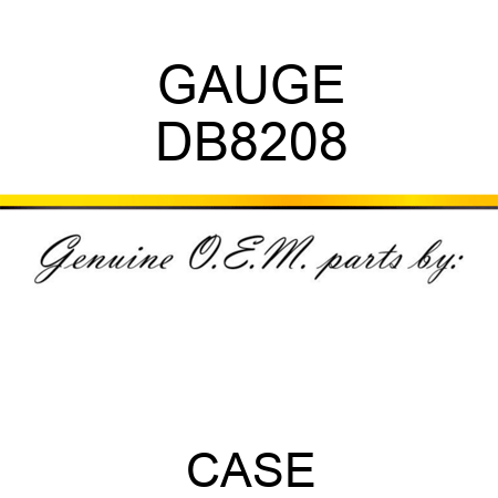 GAUGE DB8208