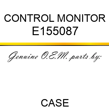 CONTROL MONITOR E155087