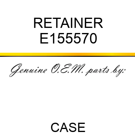 RETAINER E155570