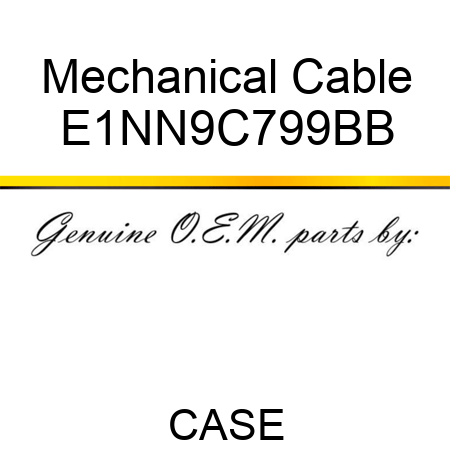 Mechanical Cable E1NN9C799BB