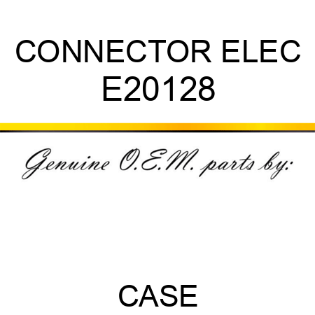 CONNECTOR, ELEC E20128