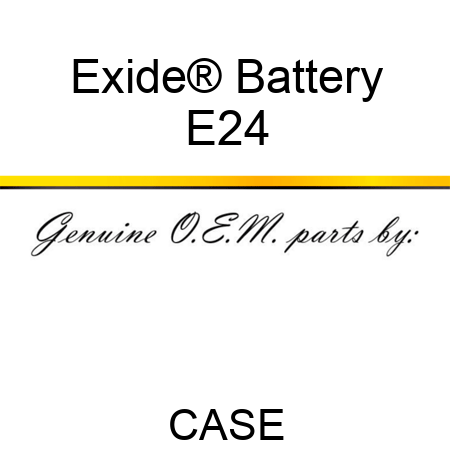 Exide® Battery E24