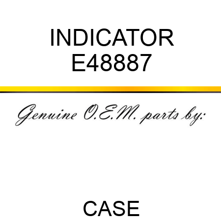 INDICATOR E48887