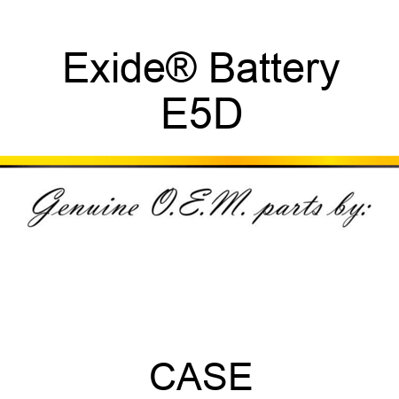 Exide® Battery E5D