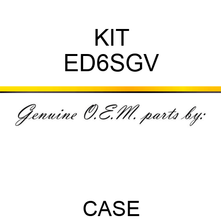 KIT ED6SGV