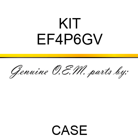 KIT EF4P6GV
