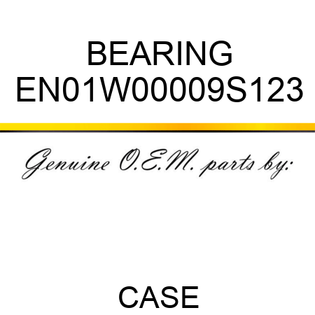 BEARING EN01W00009S123