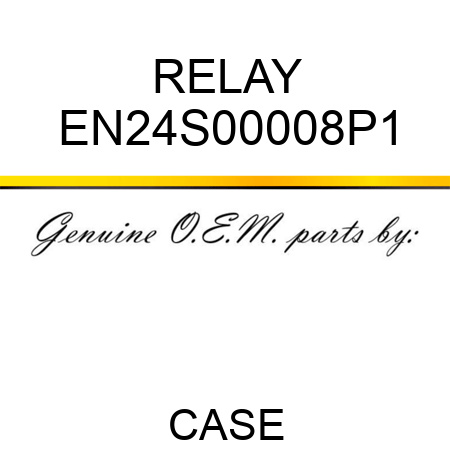 RELAY EN24S00008P1