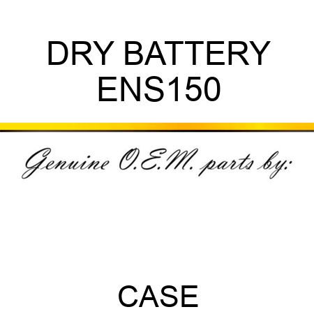 DRY BATTERY ENS150