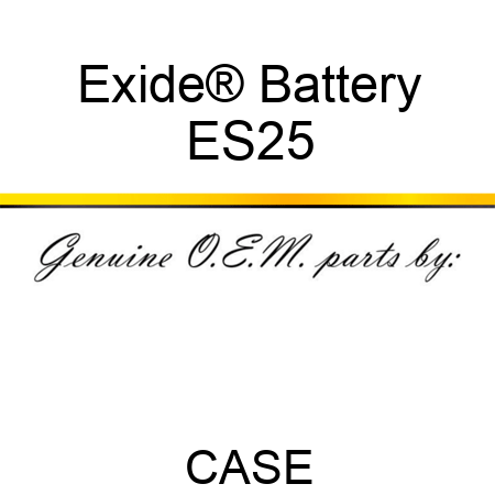 Exide® Battery ES25