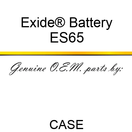 Exide® Battery ES65