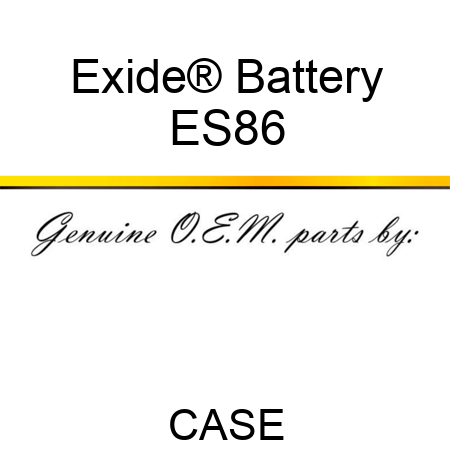 Exide® Battery ES86