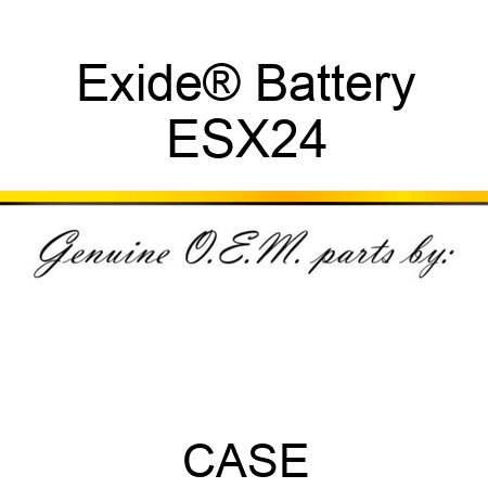 Exide® Battery ESX24