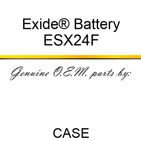 Exide® Battery ESX24F