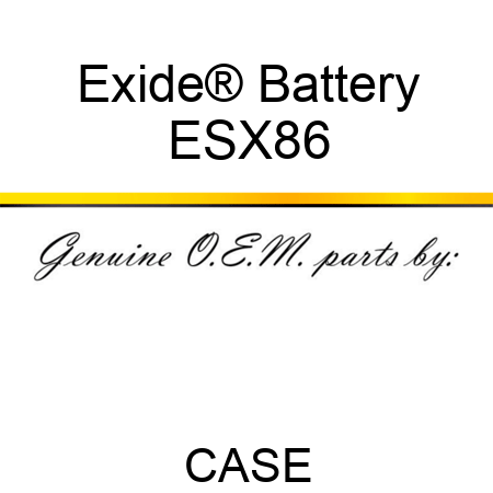 Exide® Battery ESX86