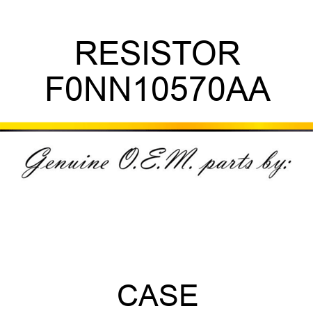 RESISTOR F0NN10570AA