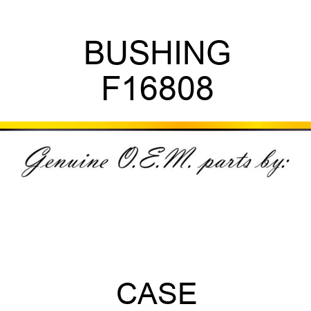 BUSHING F16808