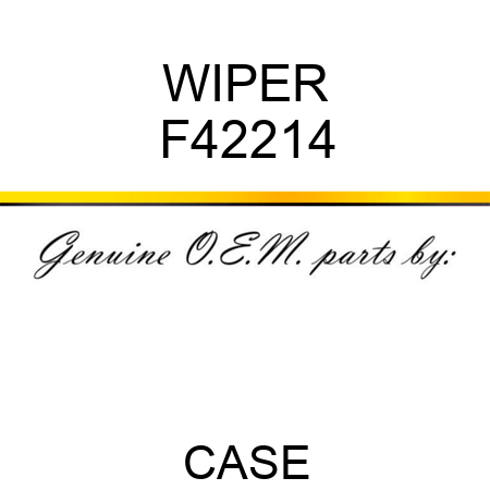 WIPER F42214