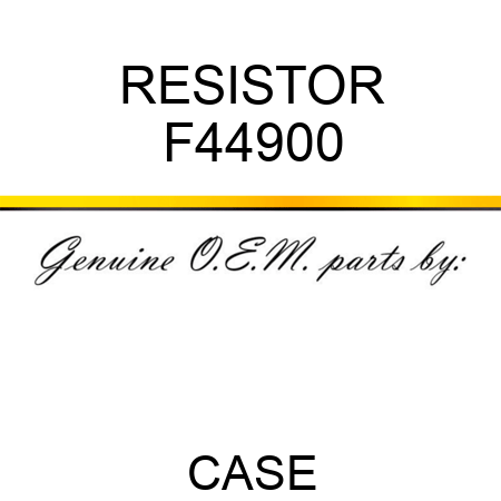 RESISTOR F44900