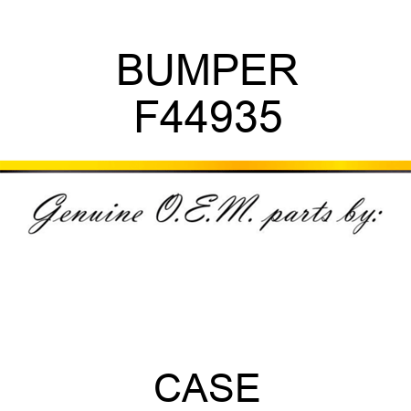 BUMPER F44935
