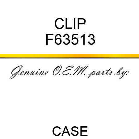 CLIP F63513