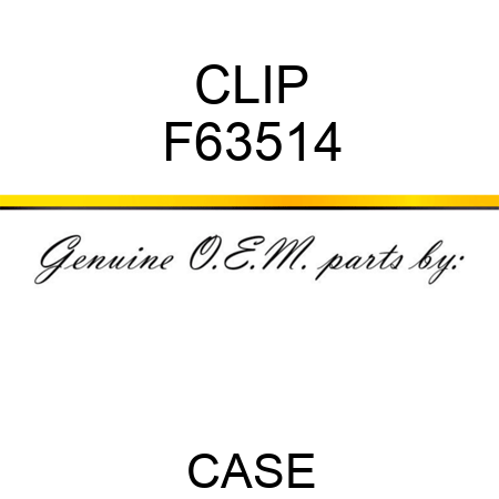 CLIP F63514