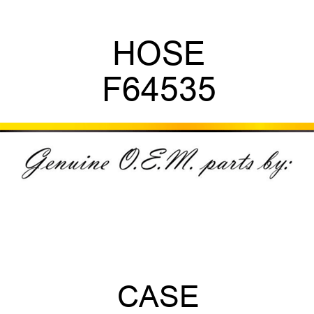 HOSE F64535