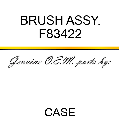BRUSH ASSY. F83422