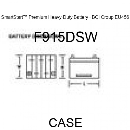 SmartStart™ Premium Heavy-Duty Battery - BCI Group EU456 F915DSW